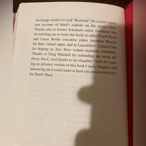 Hardback Book ..Star Wars The Wrath of Darth Maul by Ryder Windham - Picture 10 of 16